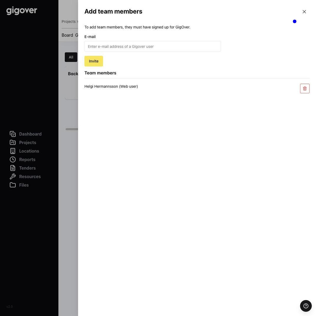 Gigover team members and contractor directory